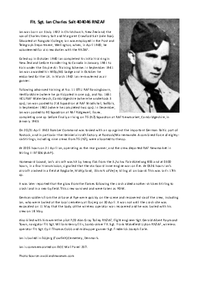 A preview of a PDF biography for Salt, Ian Charles